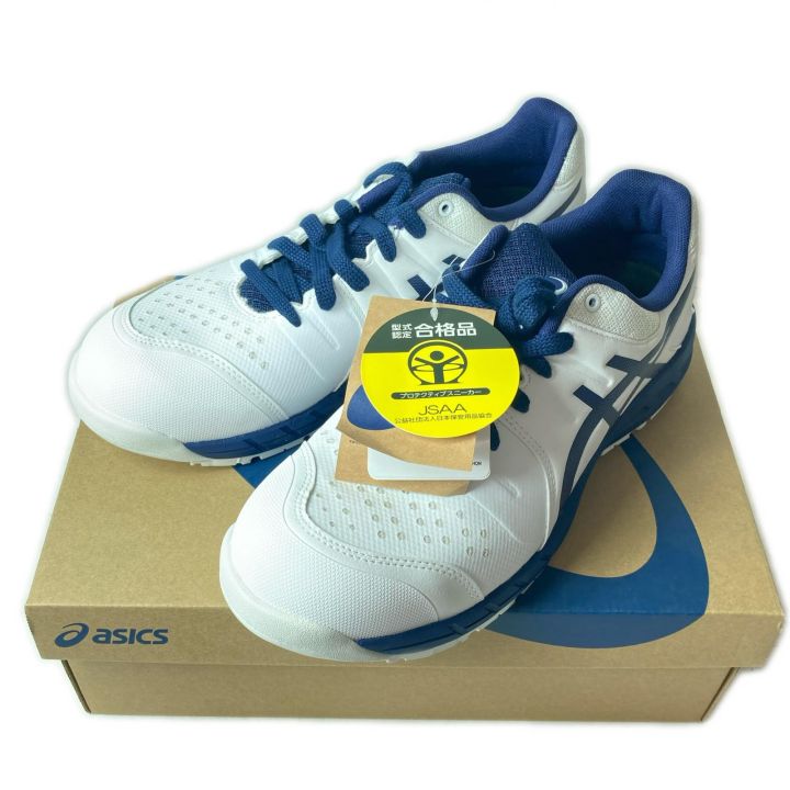 x*z様 アシックス asics スニーカー 安全靴 27cm asics アシックス 安全靴 27cm 1273A055 ホワイト 箱付 - 中古工具