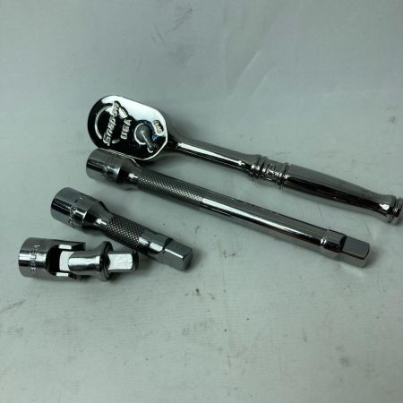 Snap-on スナップオン ラチェット エクステンション ソケット セット 117TMM シルバー 1/4" ラチェット 