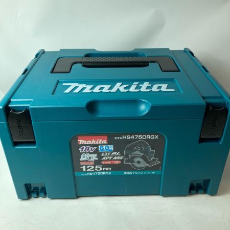 MAKITA マキタ 充電式マルノコ HS475DRGX ブルー 18v 125mm バッテリー2個・充電器・ケース付