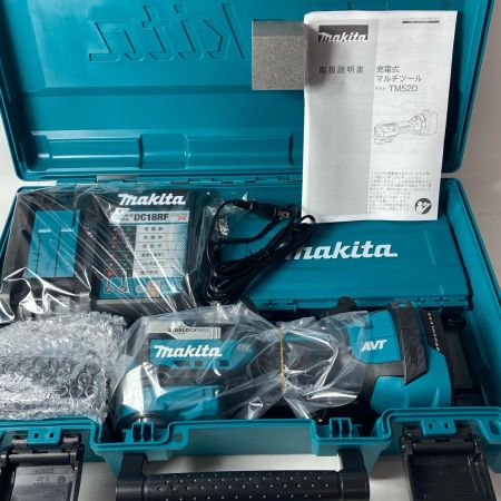 MAKITA マキタ 充電式マルチツール TM52DRG ブルー 18V 充電器・充電池1個・ツールボックス・ケース付 