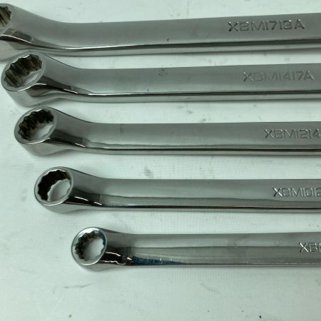 Snap-on スナップオン オフセットメガネレンチ XBM1719A/XBM1417/XBM1214A/XBM1012A/XBM810A 5本セット