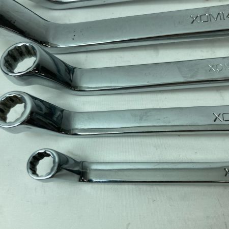Snap-on スナップオン オフセットメガネレンチ XOM1719/XOM1417/XOM1214/XOM1012/XOM810 5本セット