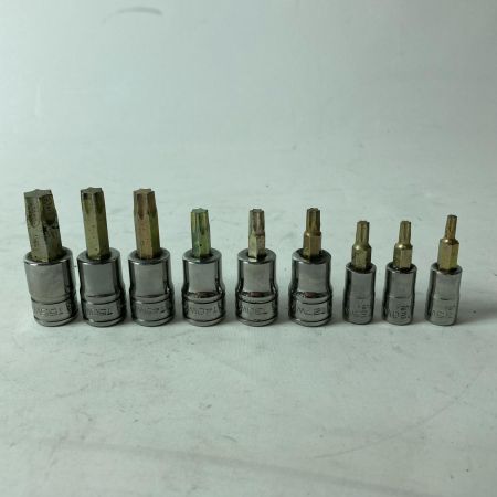 Snap-on スナップオン トルクス 9個セット FTXB T55W T50W T45W T40W T30W T27W T25W T20W T15W マグネットホルダー付
