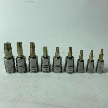 Snap-on スナップオン トルクス 9個セット FTXB T55W T50W T45W T40W T30W T27W T25W T20W T15W マグネットホルダー付