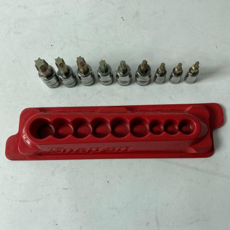 Snap-on スナップオン トルクス 9個セット FTXB T55W T50W T45W T40W T30W T27W T25W T20W T15W マグネットホルダー付