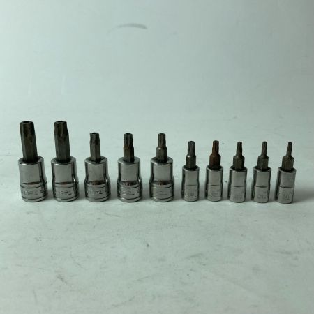 Snap-on スナップオン トルクス 10個セット FTXR T50 T45 T40 T30 T27 T25 T20 T15 T10 T8 マグネットホルダー付