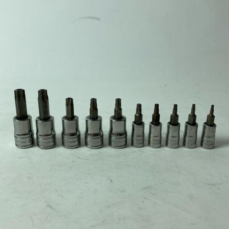 Snap-on スナップオン トルクス 10個セット FTXR T50 T45 T40 T30 T27 T25 T20 T15 T10 T8 マグネットホルダー付