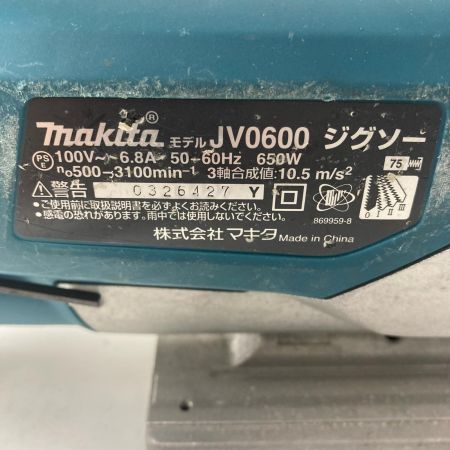 MAKITA マキタ ジグソー 100v コード式 jv0600 ブルー ケース付
