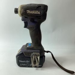 MAKITA マキタ インパクトドライバ TD172D パープル バッテリー1個付 コードレス式 18v 6.0Ah Cランク