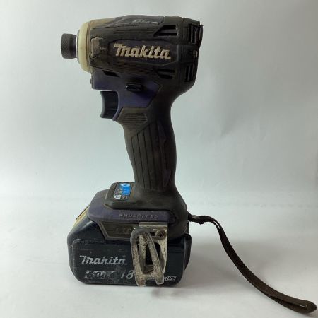MAKITA マキタ インパクトドライバ TD172D パープル バッテリー1個付 コードレス式 18v 6.0Ah