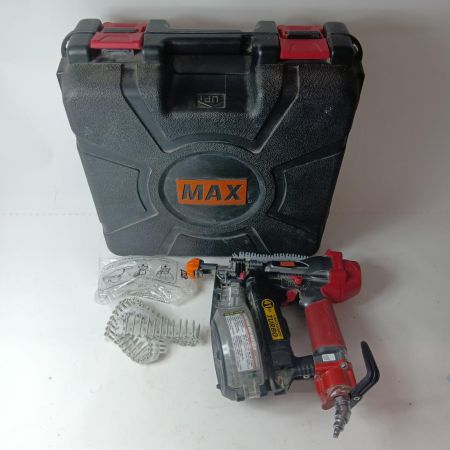 MAX マックス ターボドライバ HV-R41G3 レッド ケース付 高圧