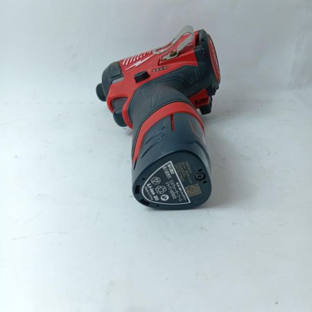 Milwaukee ミルウォーキー インパクトドライバ M12 FULL M12FID2 ブラック×レッド バッテリー1個