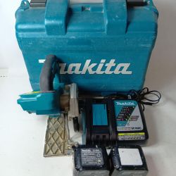 MAKITA マキタ コードレス丸ノコ HS470D ブルー 充電器・充電池2個・ケース付 Cランク
