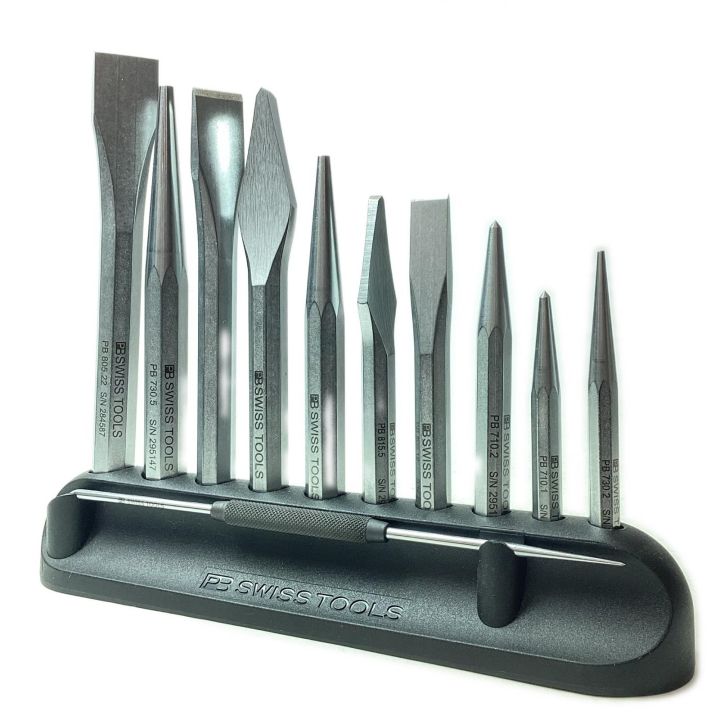 PB SWISS TOOLS ポンチ・タガネセット 860H ライトグレー 本体のみ