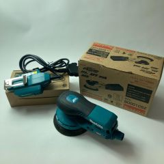 MAKITA マキタ 充電式ランダムオービットサンダ BO001CG ブルー バッテリアダプタ付 Bランク