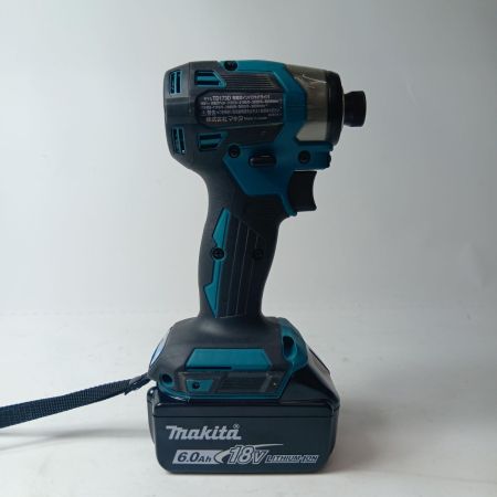 MAKITA マキタ インパクトドライバ  TD173D ブルー 充電器・充電池2個・ケース付 コードレス式 18v 6.0Ah