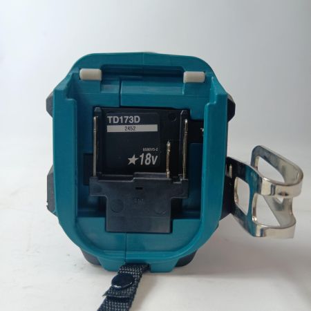 MAKITA マキタ インパクトドライバ  TD173D ブルー 充電器・充電池2個・ケース付 コードレス式 18v 6.0Ah