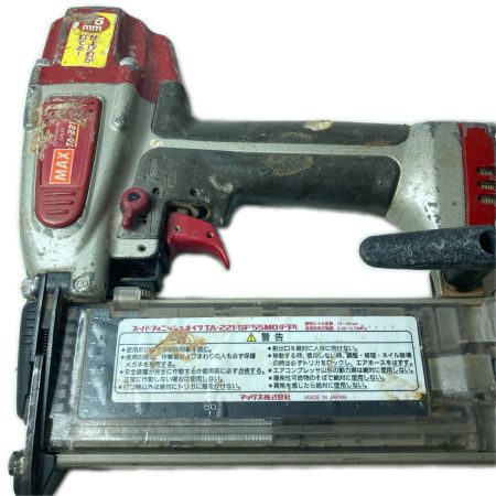 MAX マックス フィニッシュネイラ 常圧 TA-221 レッド ケース付