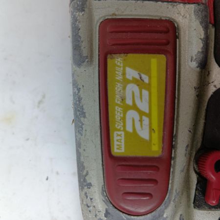 MAX マックス フィニッシュネイラ TA-221 レッド 本体のみ 常圧