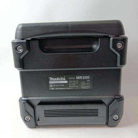 MAKITA マキタ バッテリー式スピーカー MR200 ブラック ACアダプター付
