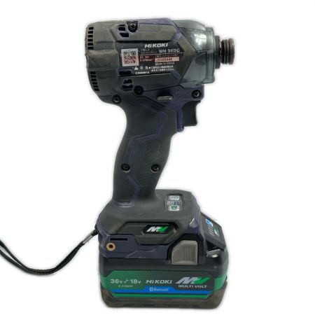  HiKOKI ハイコーキ 36v コードレスインパクトドライバ バッテリー1個付き ※PSEマークあり WH36DC インディゴ
