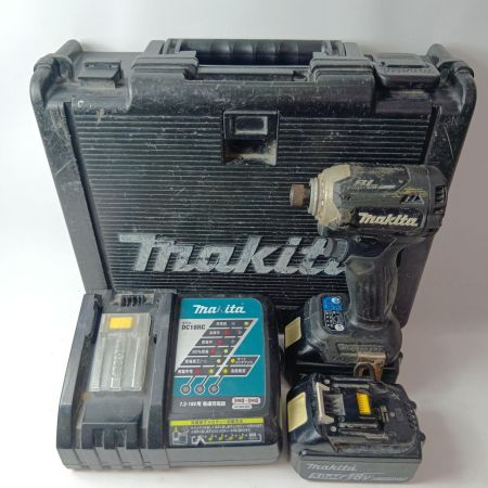 MAKITA マキタ インパクトドライバ  TD171D ブラック 充電器・充電池2個・ケース付 18v