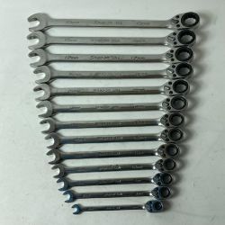 Snap-on スナップオン コンビネーションレンチ 13本セット SOXRRM ライトグレー XDHFM 19mm~8mm/6mm Cランク