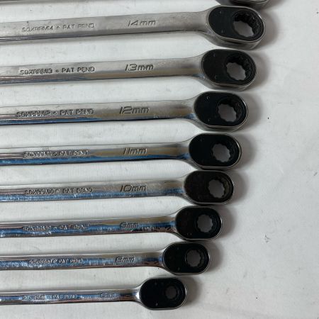 Snap-on スナップオン コンビネーションレンチ 13本セット SOXRRM ライトグレー XDHFM 19mm~8mm/6mm