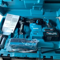 MAKITA マキタ 充電式ハンマドリル HR008GRMX ブルー 40v バッテリー2個・充電器・ケース付 Sランク