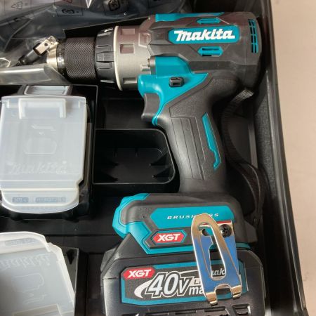 MAKITA マキタ 充電式震動ドライバドリル HP003GRDX ブルー 40v バッテリー2個・充電器・ケース付