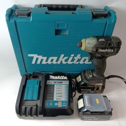 MAKITA マキタ インパクトドライバ 18v 6.0Ah TS141D ブラック 充電器・充電池2個・ケース付 コードレス式 Cランク