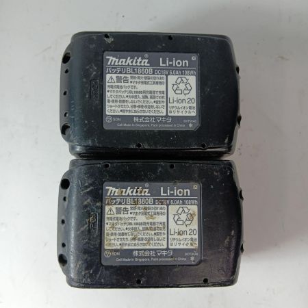 MAKITA マキタ インパクトドライバ 18v 6.0Ah TS141D ブラック 充電器・充電池2個・ケース付 コードレス式