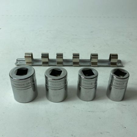 Snap-on スナップオン ソケット 4個セット TWM17/TWM19/TWM22/TWM24 ソケットホルダー付