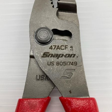 Snap-on スナップオン スリップジョイントプライヤー 47ACF レッド