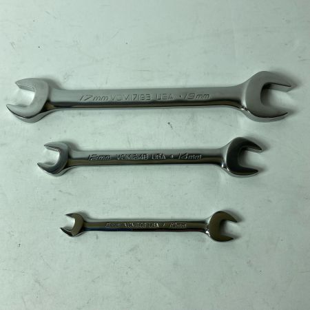 Snap-on スナップオン 両口スパナ 3本セット VOM810B/VOM1214B/VOM1719B