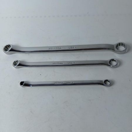 Snap-on スナップオン ハンドツール 両口メガネレンチ 3本セット XBM810A/XBM1214A/XBM1719A