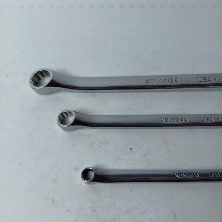 Snap-on スナップオン ハンドツール 両口メガネレンチ 3本セット XBM810A/XBM1214A/XBM1719A