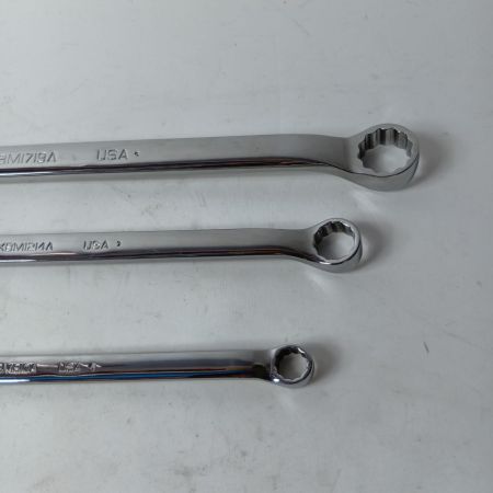 Snap-on スナップオン ハンドツール 両口メガネレンチ 3本セット XBM810A/XBM1214A/XBM1719A