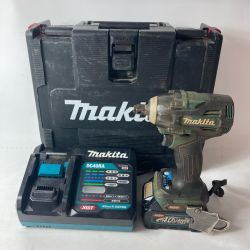 MAKITA マキタ インパクトレンチ コードレス式 40v 2.5Ah TW004G グリーン 充電器・充電池1個・ケース付 Cランク