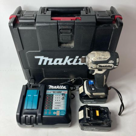 MAKITA マキタ インパクトドライバ  コードレス式 18v TD171D ホワイト 充電器・充電池2個・ケース付