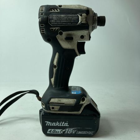 MAKITA マキタ インパクトドライバ  コードレス式 18v TD171D ホワイト 充電器・充電池2個・ケース付