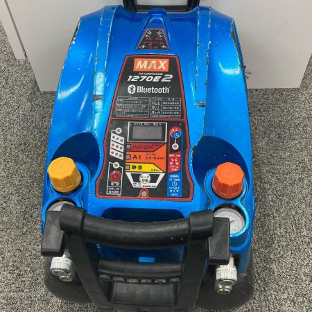 MAX マックス エアコンプレッサー AK-HL1270E2 ブルー 高圧2口/常圧2口 11L 充填時間:約5分