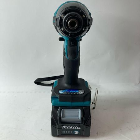 MAKITA マキタ インパクトドライバ  TD002GRDX ブルー 充電器・充電池2個・ケース付 コードレス式 40v 2.5Ah