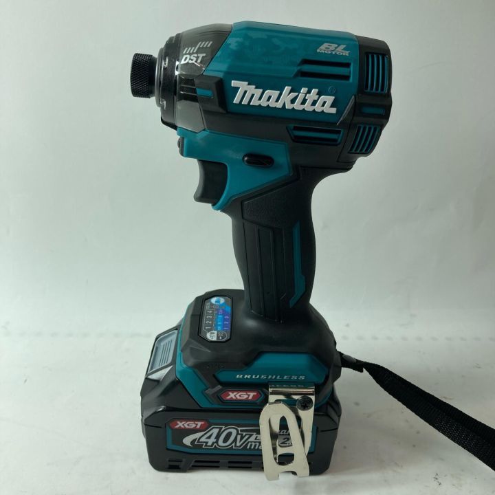 MAKITA マキタ インパクトドライバ TD002GRDX ブルー 充電器・充電池2 
