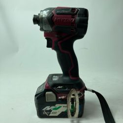 HITACHI 日立 インパクトドライバ 充電池1個付 コードレス式 36v WH36DC ブラウン 本体のみ Cランク