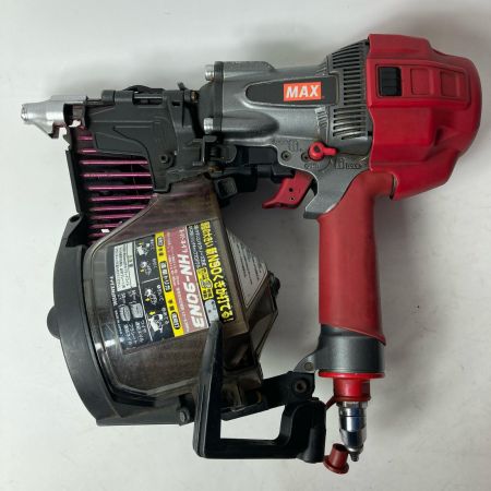 MAX マックス エア釘打ち 高圧 HN-90N3 レッド ケース付