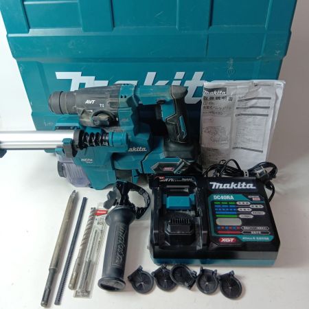 MAKITA マキタ 充電式ハンマドリルHR010GRDXV  集じんシステム付き　 HR010GRDXV ブルー バッテリBL4025×2、