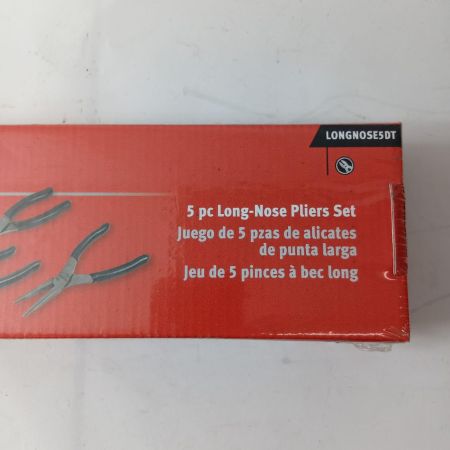 Snap-on スナップオン ハンドツール ロングノーズプライヤー LONGNOSE5DT ライトグレー