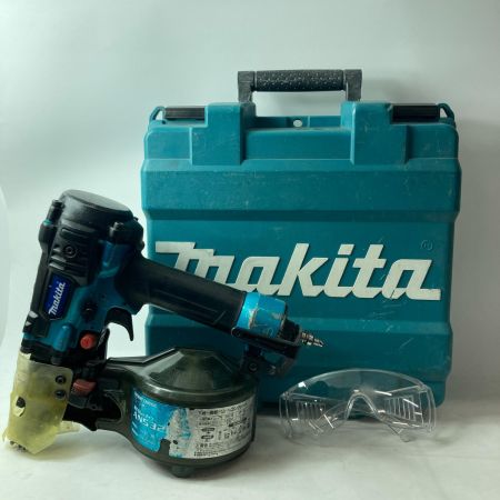 MAKITA マキタ 高圧エア釘打ち機 AN532H ブルー ケース・保護メガネ付