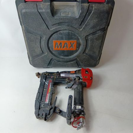 MAX マックス 高圧ステープル用エアネイラ HA-50F3 レッド ケース付 50mm
